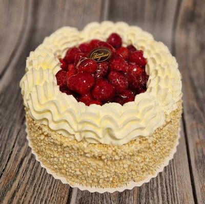 Bild på Hallontårta